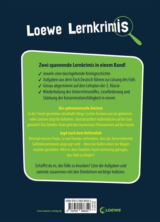 Produktbild: Loewe Lernkrimis. Deutsch 2. Klasse (X)