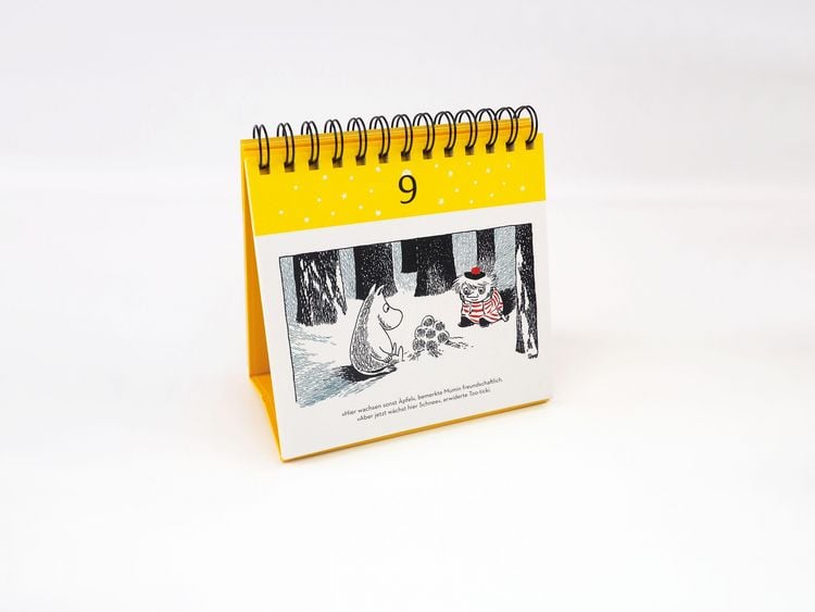 Produktbild: Mumins Adventskalender. 24 Postkarten f&uuml;r die Weihnachtszeit (Advents-Postkartenaufsteller)