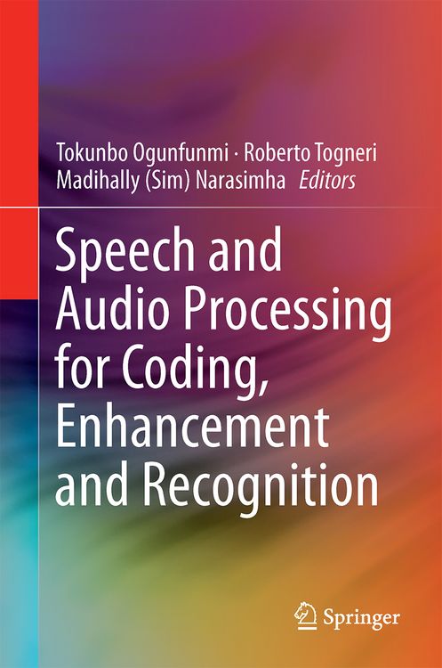 Produktbild: Speech and Audio Processing for Coding, Enhancement and Recognition