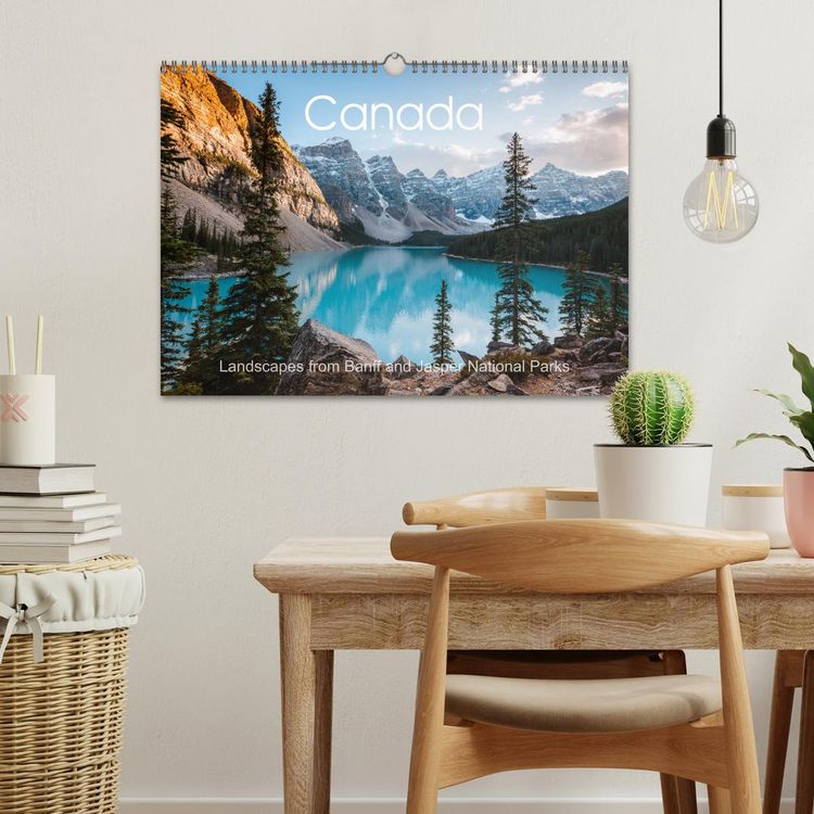 Produktbild: Canada - Landscapes from Banff and Jasper National parks (Wall Calendar 2026 DIN A3 landscape), CALVENDO 12 Month Wall Calendar