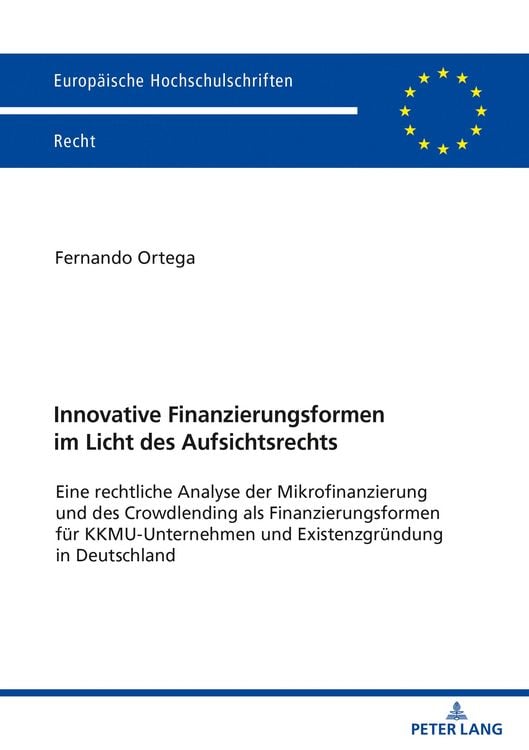 Produktbild: Innovative Finanzierungsformen im Licht des Aufsichtsrechts