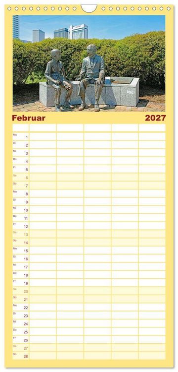 Produktbild: Familienplaner 2027 - So sch&ouml;n ist New Orleans mit 5 Spalten (Wandkalender, 21 x 45 cm) CALVENDO