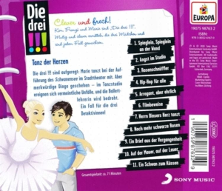 Produktbild: Die drei !!! 66: Tanz der Herzen