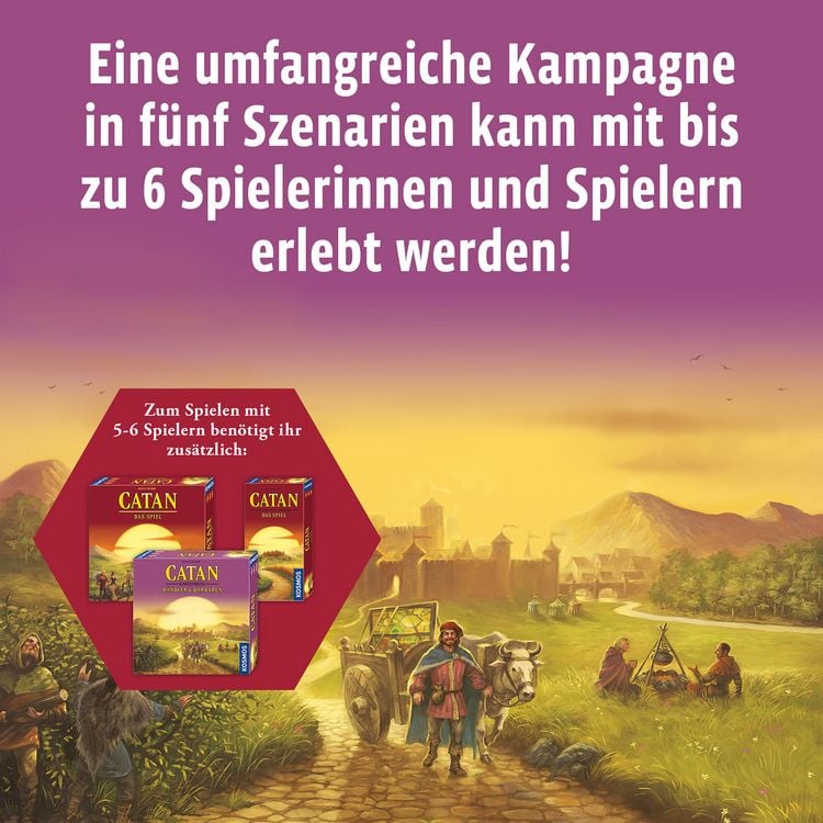 Produktbild: Catan H&auml;ndler & Barbaren Erg&auml;nzung 5/6 Spieler