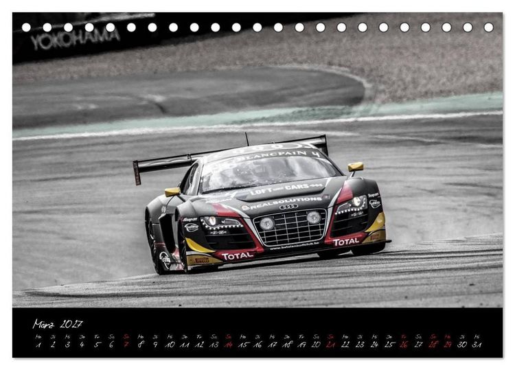 Produktbild: EMOTIONS ON THE GRID - Blancpain Endurance Series N&uuml;rburgring (Tischkalender 2027 DIN A5 quer), CALVENDO Monatskalender
