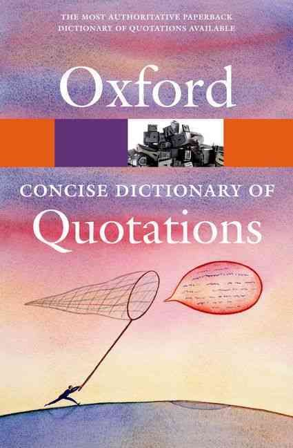 Produktbild: Concise Oxford Dictionary of Quotations
