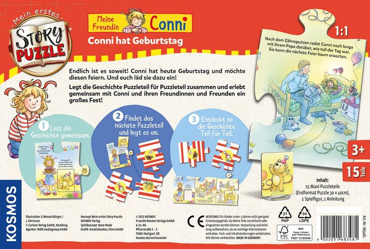Produktbild: Mein erstes Story-Puzzle: Conni hat Geburtstag