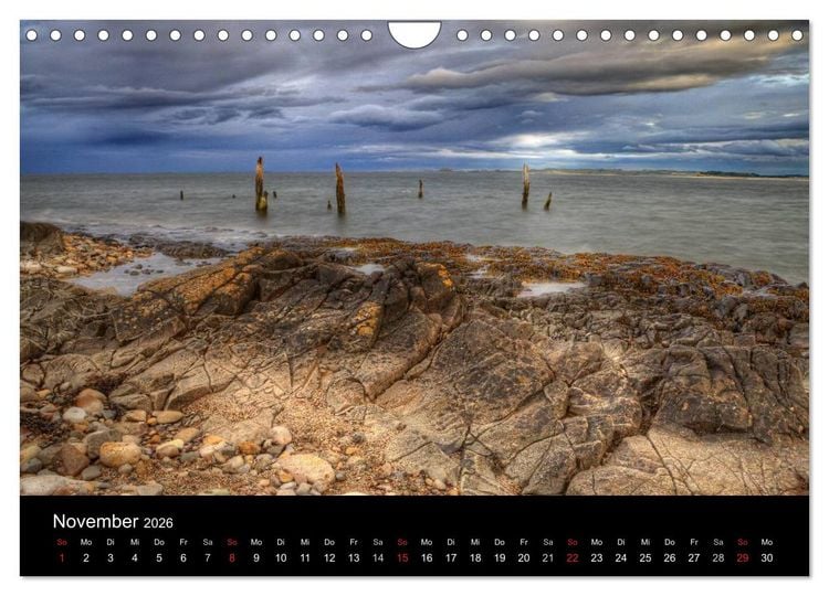 Produktbild: Holy Island - England (Wandkalender 2026 DIN A4 quer), CALVENDO Monatskalender