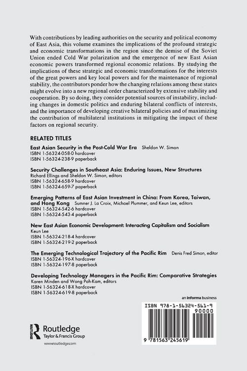Produktbild: East Asia in Transition