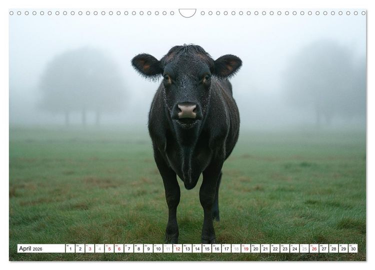 Produktbild: K&Uuml;HE AUF DER ALM &ndash; Der Kalender aus Bayern (Wandkalender 2026 DIN A3 quer), CALVENDO Monatskalender