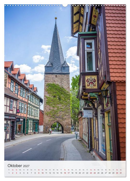 Produktbild: Wernigerode - Mittelalterliches Flair am Rande des Harzes (hochwertiger Premium Wandkalender 2027 DIN A2 hoch), Kunstdruck in Hochglanz