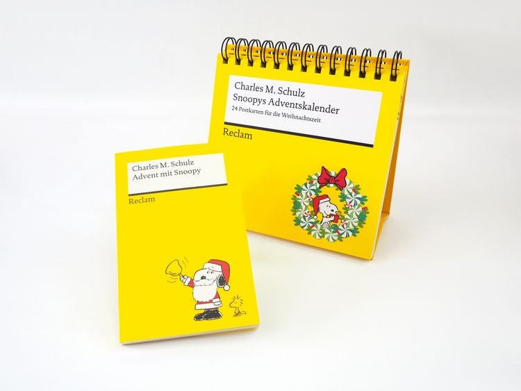 Produktbild: Snoopys Adventskalender. 24 Postkarten f&uuml;r die Weihnachtszeit (Advents-Postkartenaufsteller)