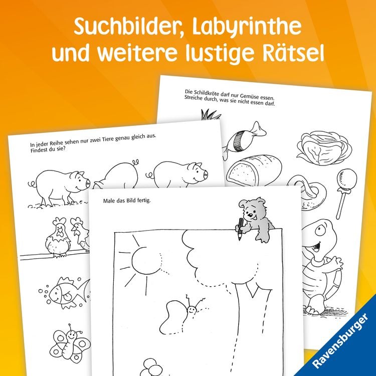 Produktbild: Spiel & Spaß - Kindergarten-Rätselspaß für unterwegs