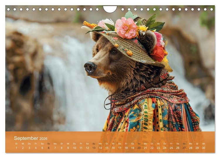 Produktbild: B&auml;rige Noblesse im modischen Portrait. Eleganz und Klasse (Wandkalender 2026 DIN A4 quer), CALVENDO Monatskalender