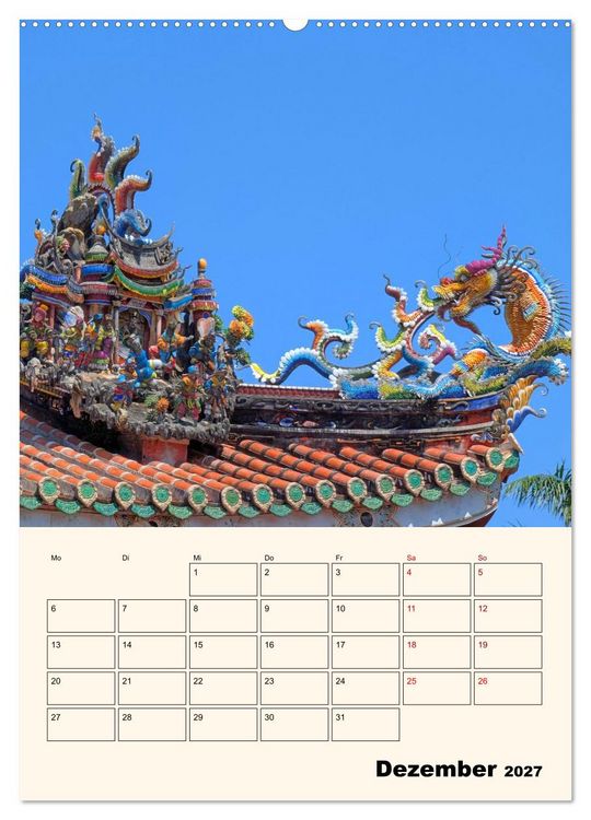 Produktbild: Taipeh &ndash; Stadt der Kontraste (hochwertiger Premium Wandkalender 2027 DIN A2 hoch), Kunstdruck in Hochglanz