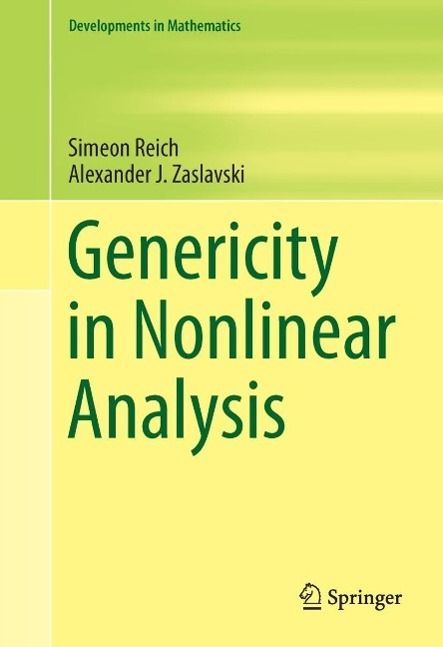 Produktbild: Genericity in Nonlinear Analysis