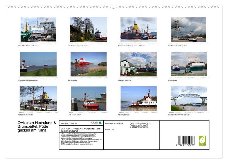 Produktbild: Zwischen Hochdonn & Brunsb&uuml;ttel: P&ouml;tte gucken am Kanal (hochwertiger Premium Wandkalender 2026 DIN A2 quer), Kunstdruck in Hochglanz