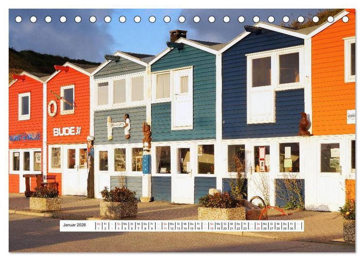 Produktbild: Hochsee-Insel Helgoland (Tischkalender 2026 DIN A5 quer), CALVENDO Monatskalender
