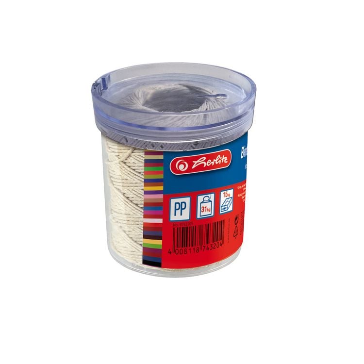 Produktbild: Herlitz Bindfaden 120 Meter Rei&szlig;kraft 31 kg braun
