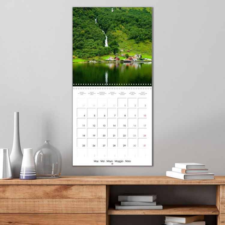 Produktbild: Norway Land of the Vikings and fairy tales (Wall Calendar 2026 12 &times; 12 Inch) CALVENDO 12 Month Wall Calendar