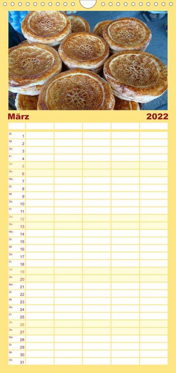 Produktbild: Familienplaner Kasachstan - Eine Bilder-Reise (Wandkalender 2022 , 21 cm x 45 cm, hoch)