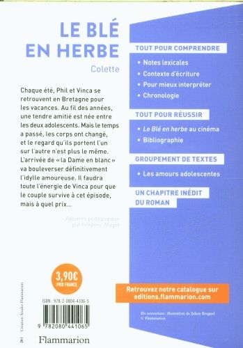 Produktbild: Le bl&eacute; en herbe : coll&egrave;ge, lyc&eacute;e, texte int&eacute;gral avec dossier