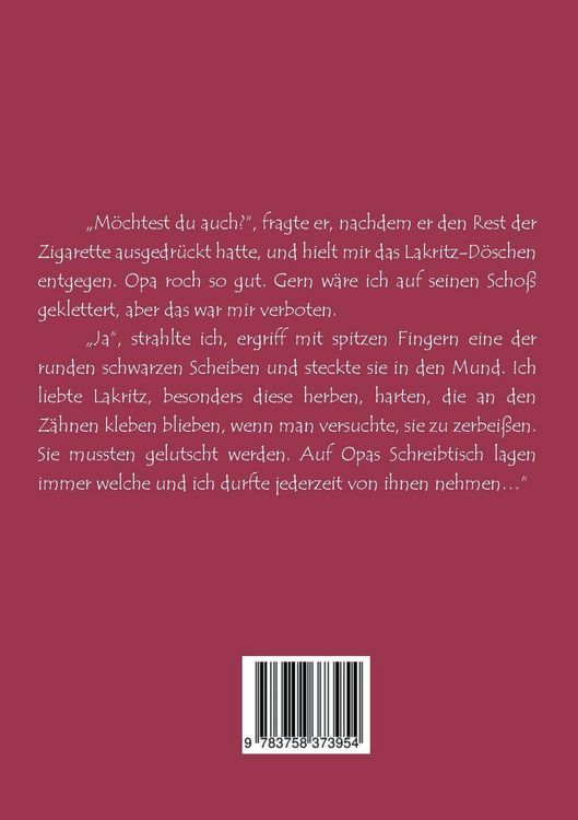 Produktbild: Lakritz und Zigarette