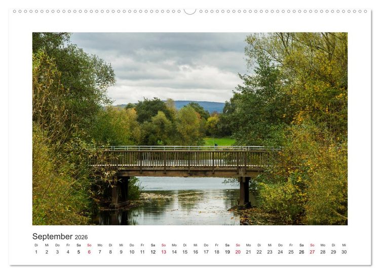 Produktbild: Kasseler Landschaften (Wandkalender 2026 DIN A2 quer), CALVENDO Monatskalender