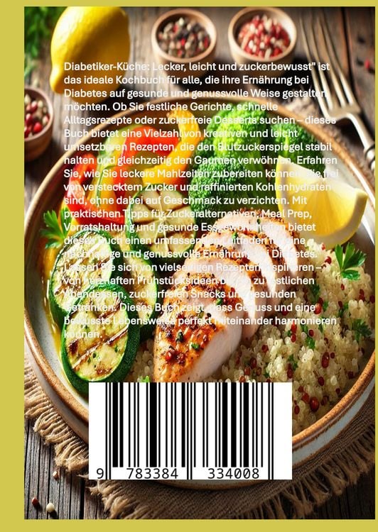 Produktbild: Diabetiker-K&uuml;che Lecker, leicht und zuckerbewusst: Gesunde Low-Carb-Rezepte f&uuml;r stabile Blutzuckerwerte und mehr Genuss im Alltag"