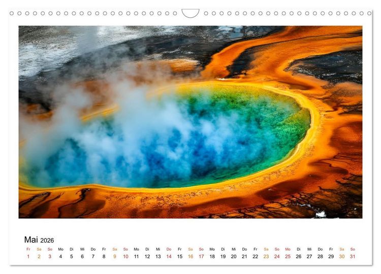 Produktbild: Magische Farbwelten der Erde (Wandkalender 2026 DIN A3 quer), CALVENDO Monatskalender