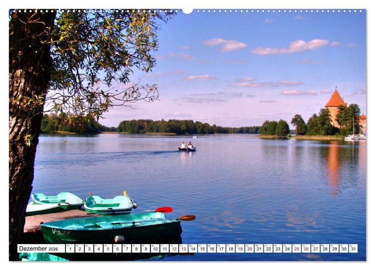 Produktbild: Traumhaftes Trakai (Wandkalender 2026 DIN A2 quer), CALVENDO Monatskalender