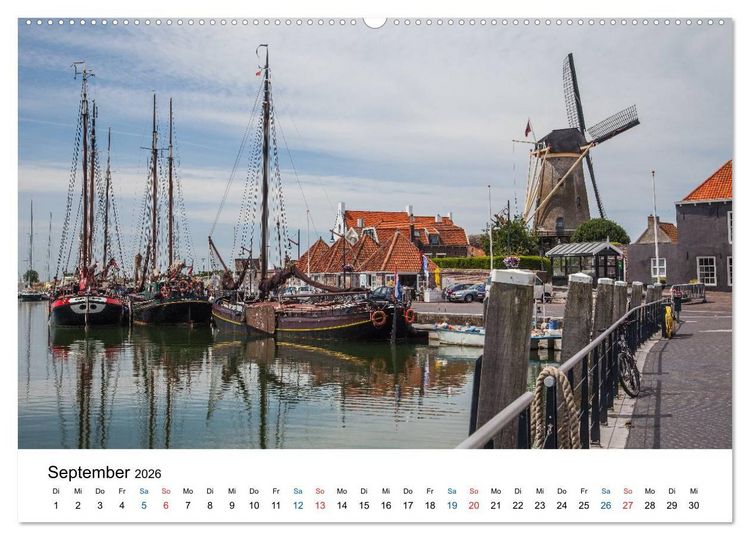 Produktbild: Seeland - Impressionen aus dem S&uuml;dwesten der Niederlande (Wandkalender 2026 DIN A2 quer), CALVENDO Monatskalender