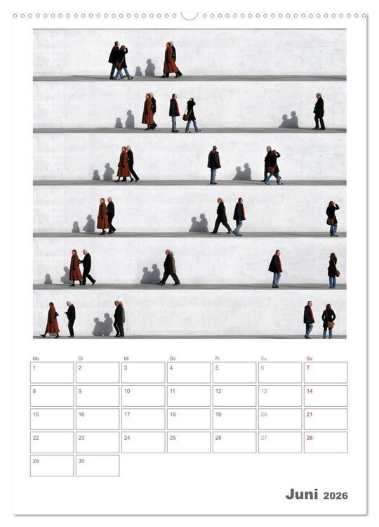 Produktbild: Wall People - Bilderserie von Eka Sharashidze (Wandkalender 2026 DIN A2 hoch), CALVENDO Monatskalender