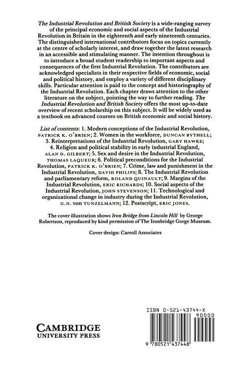 Produktbild: The Industrial Revolution and British Society