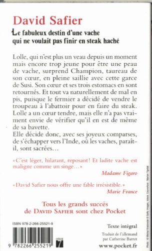 Produktbild: Safier, D: Fabuleux destin d'une vache qui ne voulait