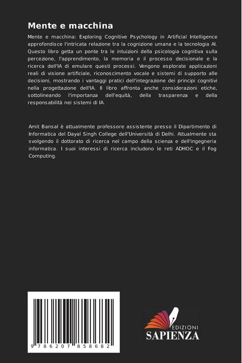 Produktbild: Mente e macchina