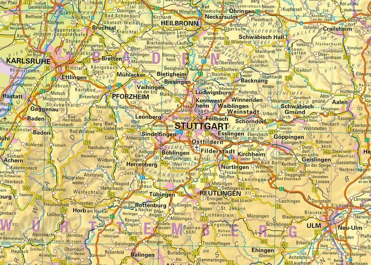 Produktbild: Deutschland &Uuml;bersichtskarte