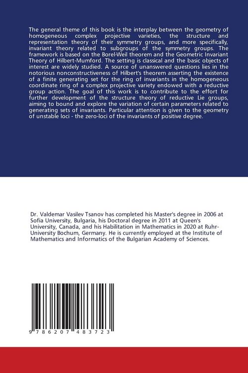 Produktbild: HOMOGENEOUS PROJECTIVE VARIETIES AND INVARIANT THEORY