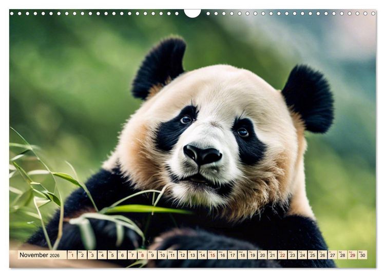 Produktbild: Cozy giant panda (Wall Calendar 2026 DIN A3 landscape), CALVENDO 12 Month Wall Calendar
