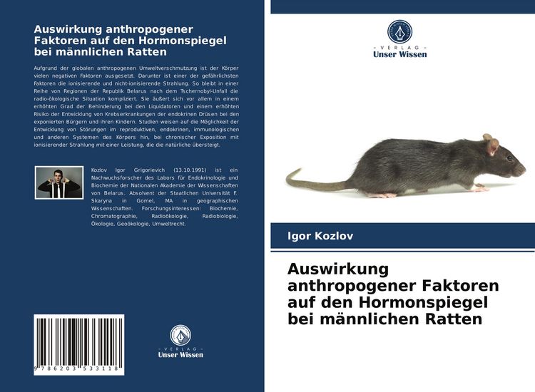 Produktbild: Auswirkung anthropogener Faktoren auf den Hormonspiegel bei m&auml;nnlichen Ratten