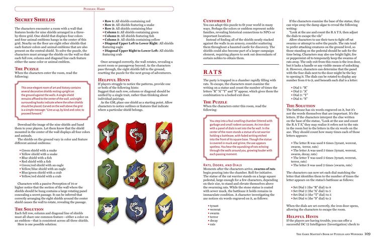 Produktbild: The Game Master's Book of Puzzles and Wonders