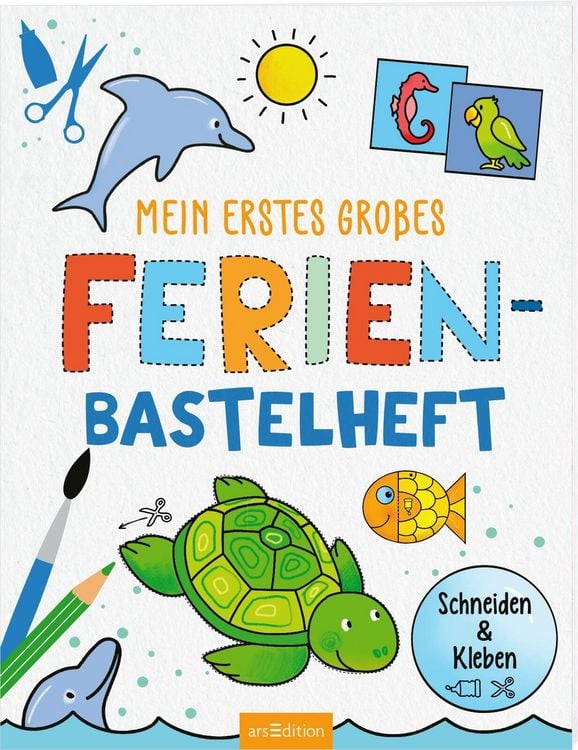 Produktbild: Bastelhefte: Mein erstes gro&szlig;es Ferien-Bastelheft