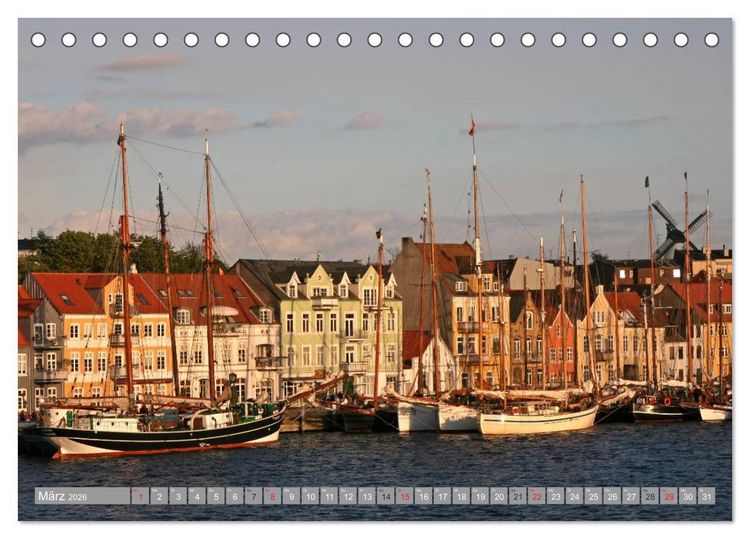 Produktbild: D&auml;nemark - Ostseek&uuml;ste (Tischkalender 2026 DIN A5 quer), CALVENDO Monatskalender