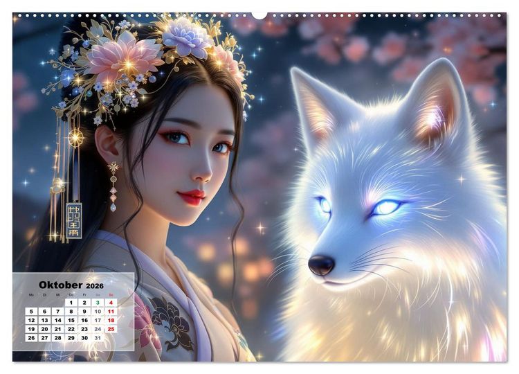 Produktbild: Wilde Seelen (Wandkalender 2026 DIN A2 quer), CALVENDO Monatskalender
