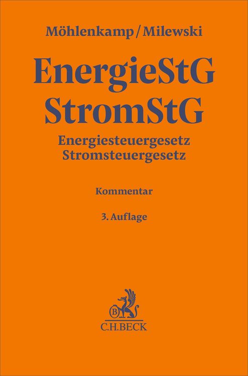 Produktbild: Energiesteuergesetz, Stromsteuergesetz. EnergieStG, StromStG