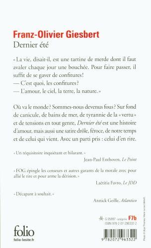 Produktbild: Giesbert, F: Dernier &eacute;t&eacute;