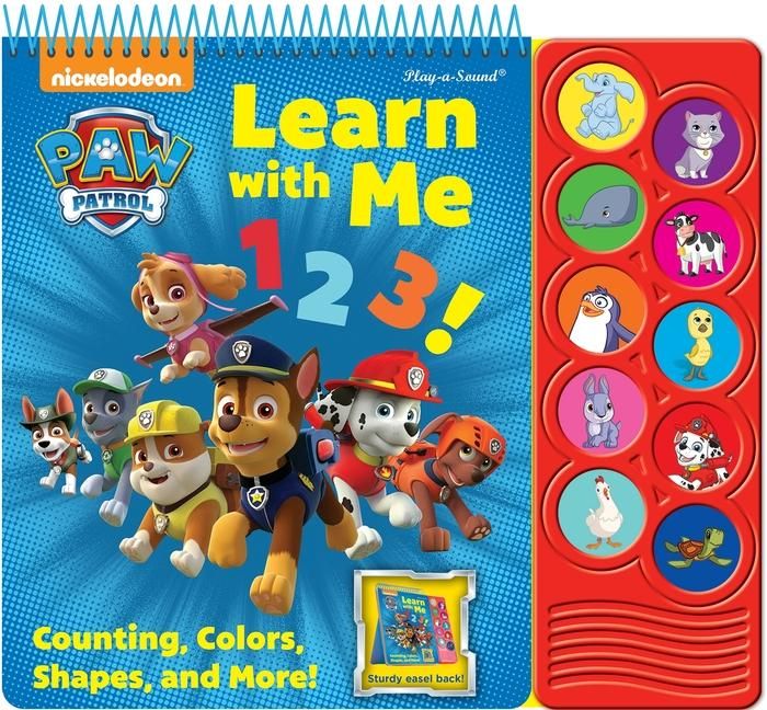 Produktbild: Nickelodeon Paw Patrol: Learn with Me 123! Counting, Colors, Shapes, and More! Sound Book