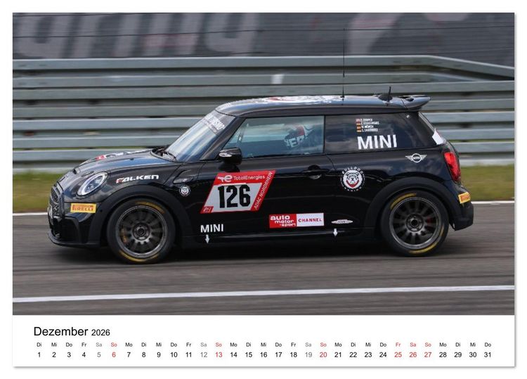 Produktbild: John Cooper Motorsport (Tischkalender 2026 DIN A5 quer), CALVENDO Monatskalender