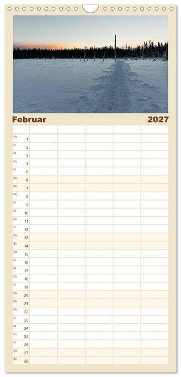 Produktbild: Familienplaner 2027 - Heimat der Samen mit 5 Spalten (Wandkalender, 21 x 45 cm) CALVENDO