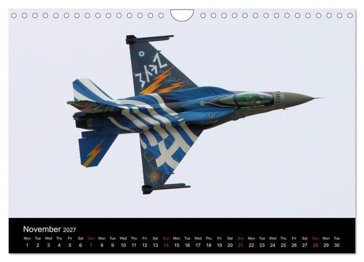 Produktbild: General Dynamics F-16 Fighting Falcon (Wall Calendar 2027 DIN A4 landscape), CALVENDO 12 Month Wall Calendar
